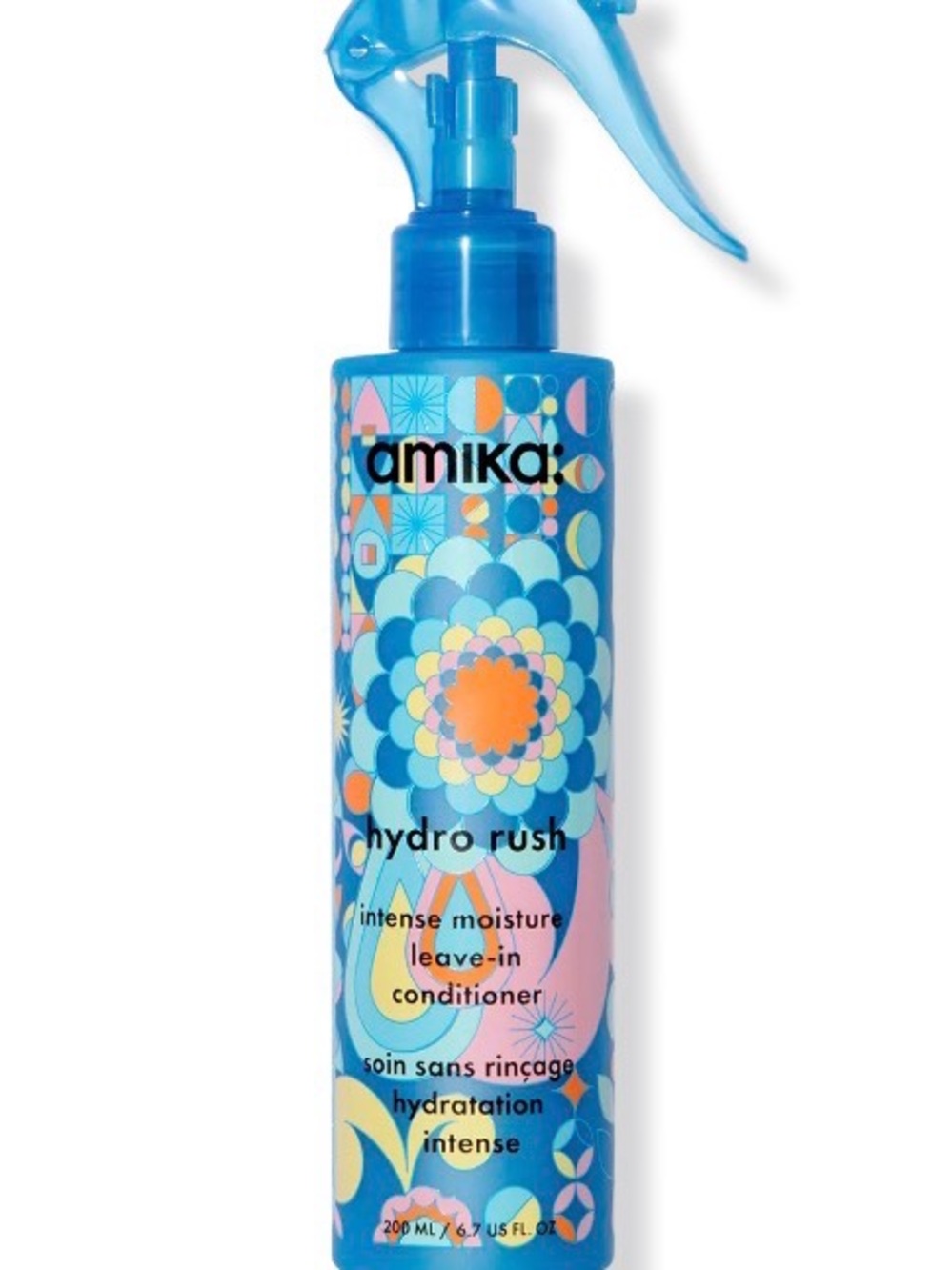 amika Hydro Rush Intense Moisture Leave-In Conditioner — Blue